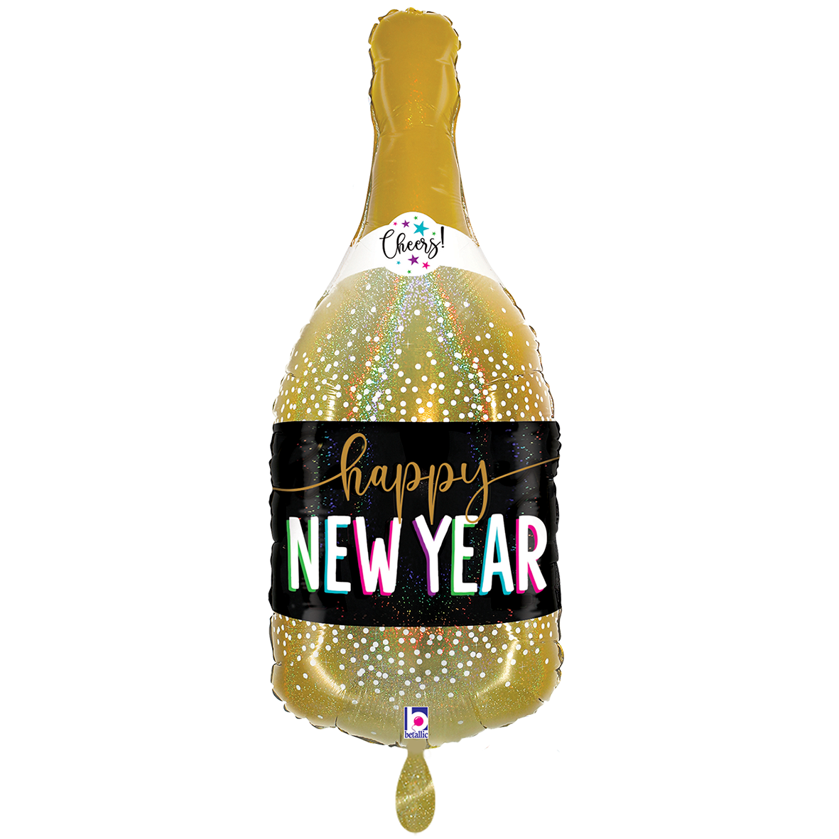 1 Balloon XXL - New Year Champagne