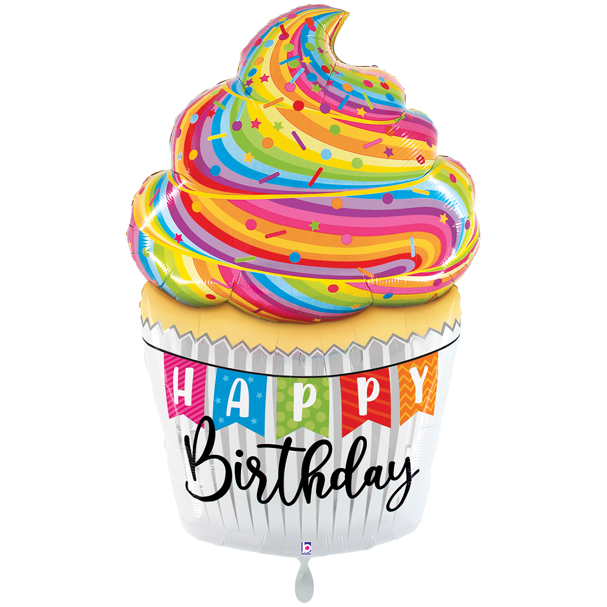 1 Balloon XXL - Special Delivery B-Day Cupcake