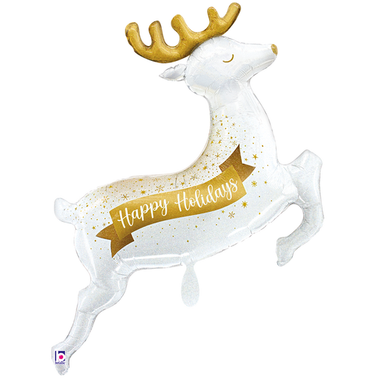 1 Balloon XXL - Glisten Holiday Reindeer