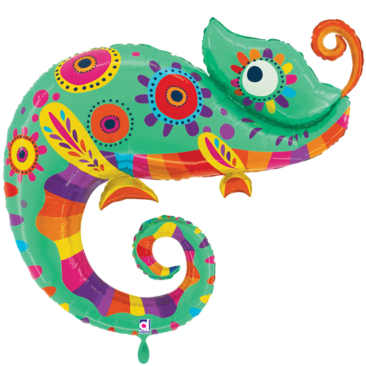 1 Balloon XXL - Festive Chameleon