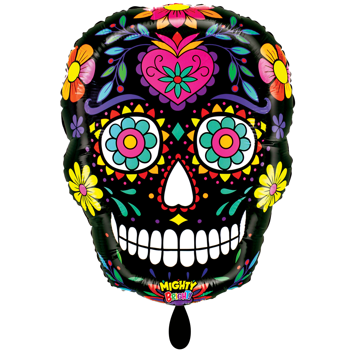 1 Balloon XXL - Mighty Black Sugar Skull