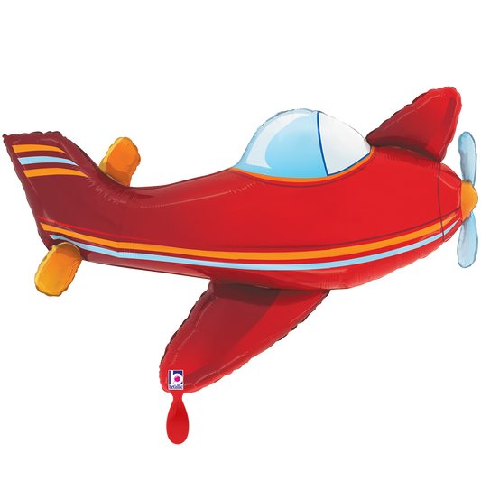 1 Balloon XXL - Red Airplane