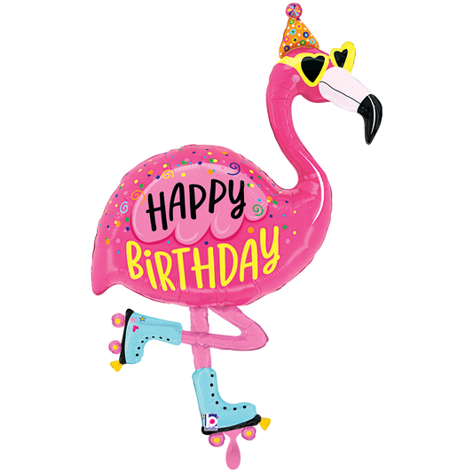 1 Balloon XXL - Flamingo Birthday