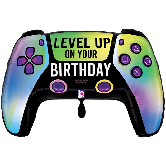 1 Balloon XXL - Vivid Game Controller Birthday