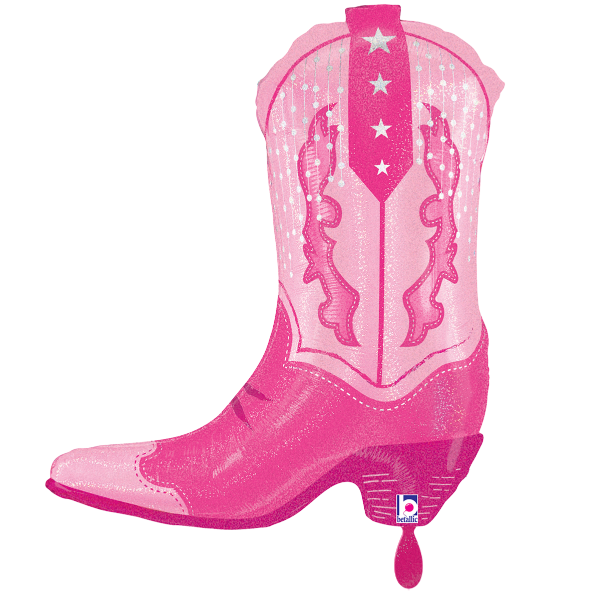 1 Balloon XXL - Pink Cowgirl Boot