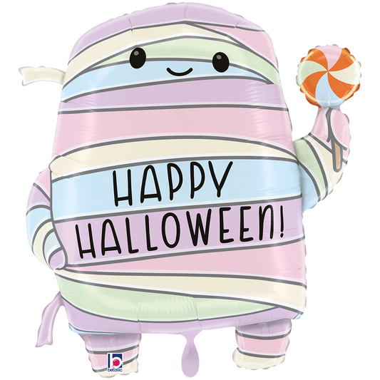1 Balloon XXL - Pastel Halloween Mummy