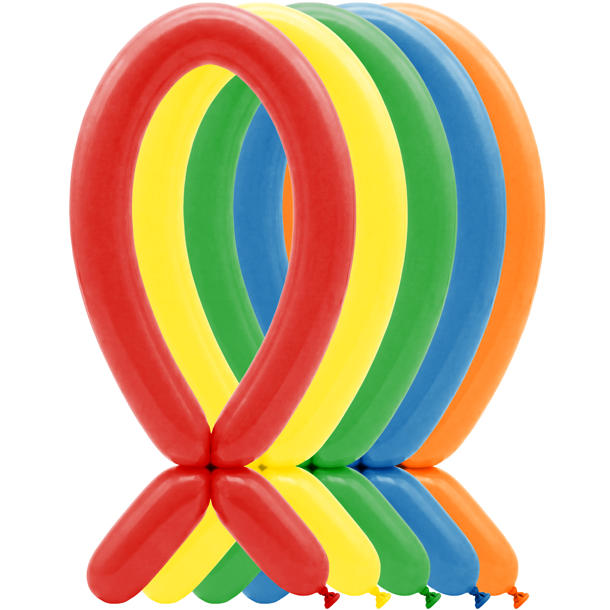 100 Modelling Balloons - 5x152cm -  Fashion  Assortment