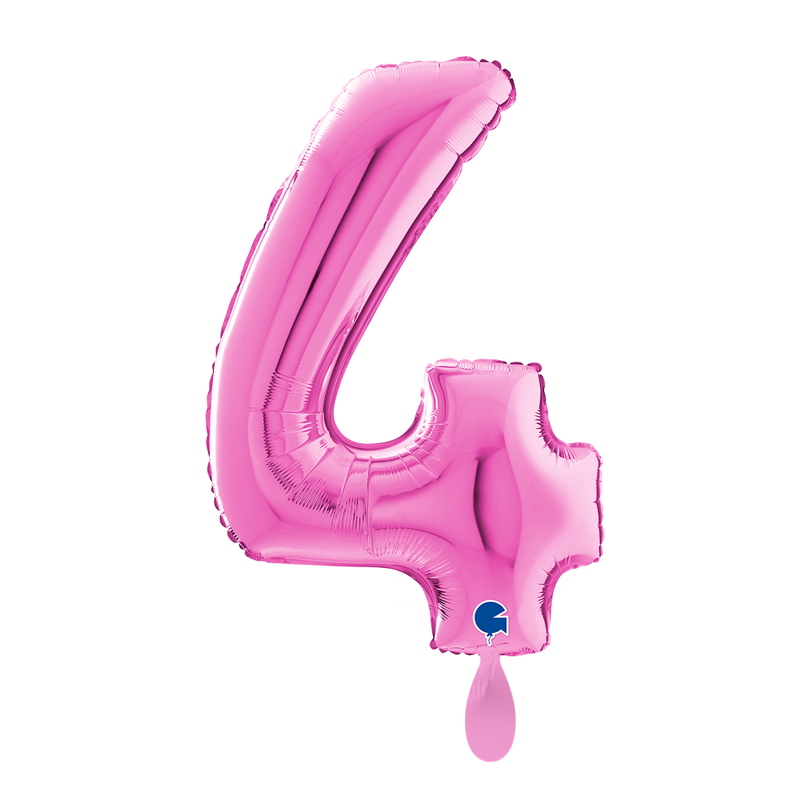 1 Balloon XL - Number 4 - Fuxia
