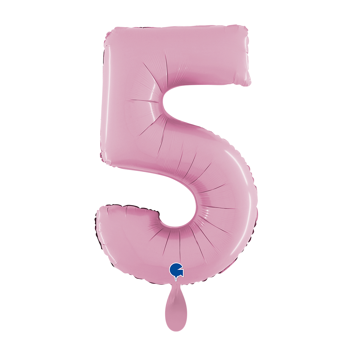 1 Balloon XL - Number 5 - Pastel Pink