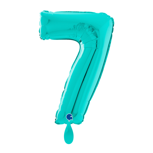 1 Balloon XL - Number 7 - Tiffany