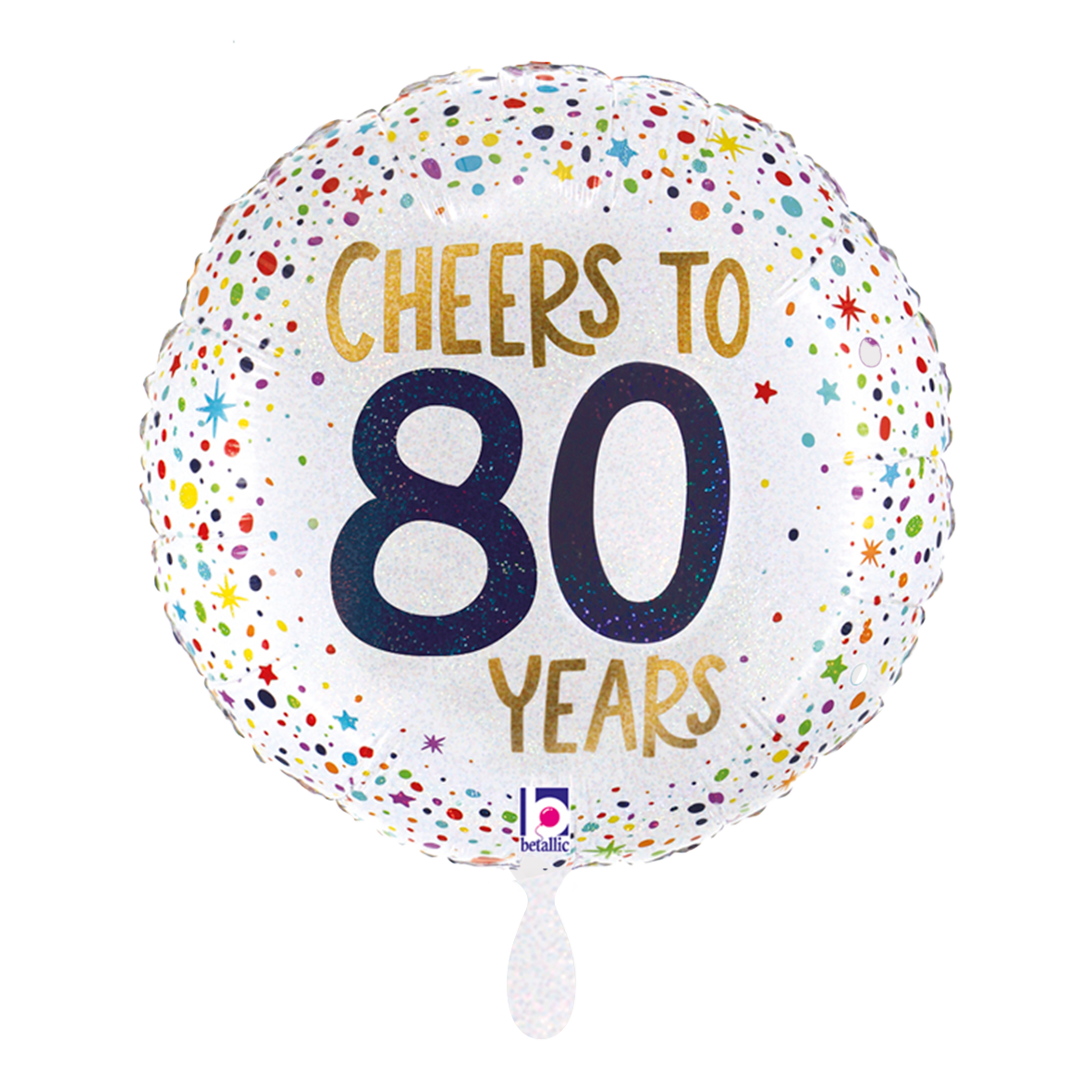 1 Balloon - Cheers To 80 Years