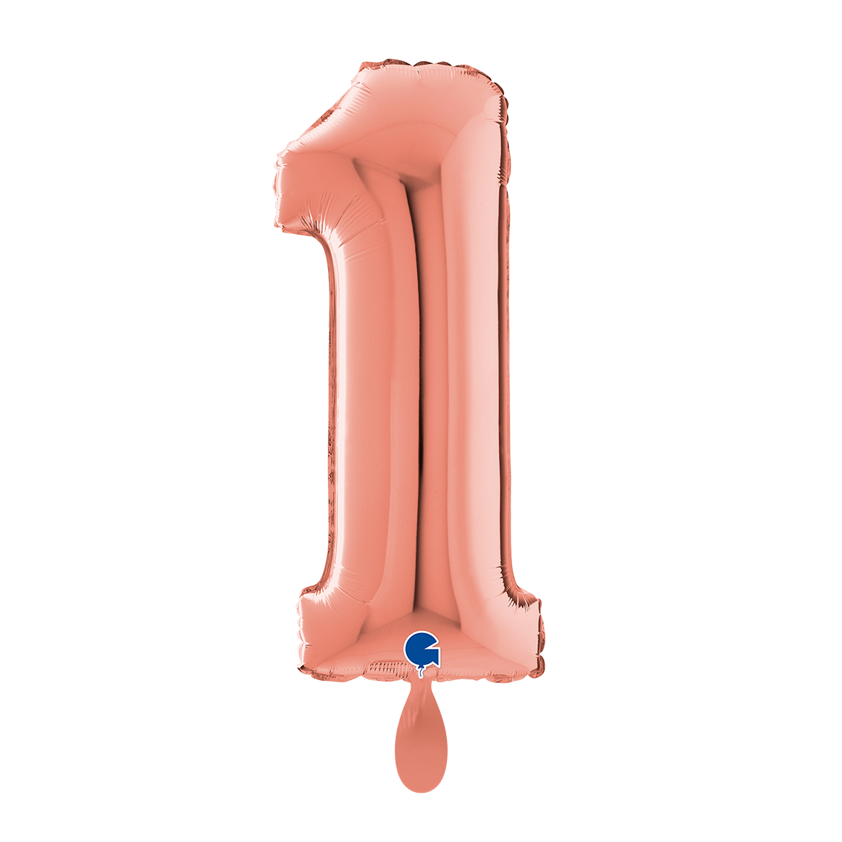 1 Balloon XL - Number 1 - Rose Gold