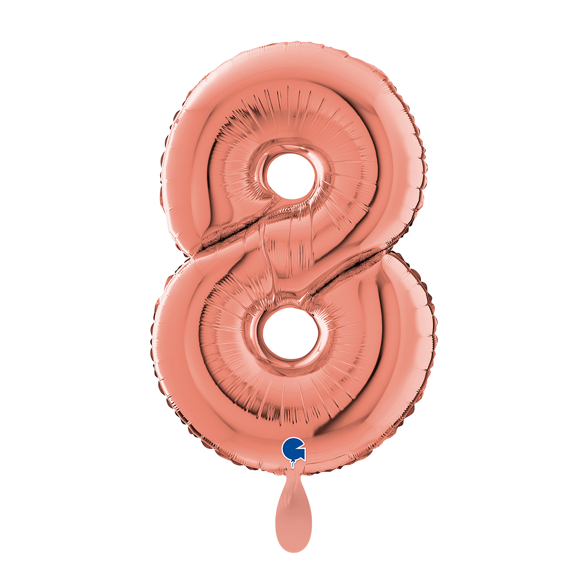1 Balloon XL - Number 8 - Rose Gold