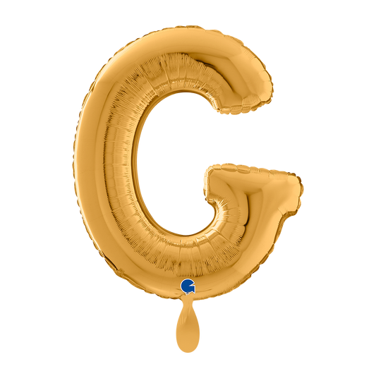 1 Balloon XL - Letter G - Gold
