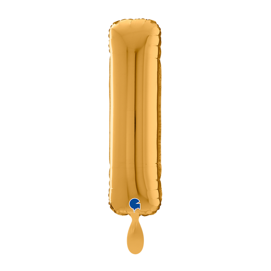 1 Balloon XL - Letter I - Gold