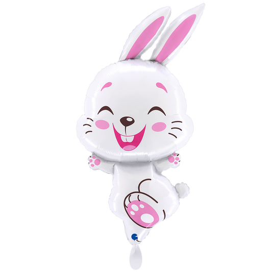1 Balloon XXL - Bunny White Fuxia