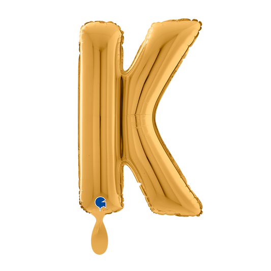1 Balloon XL - Letter K - Gold