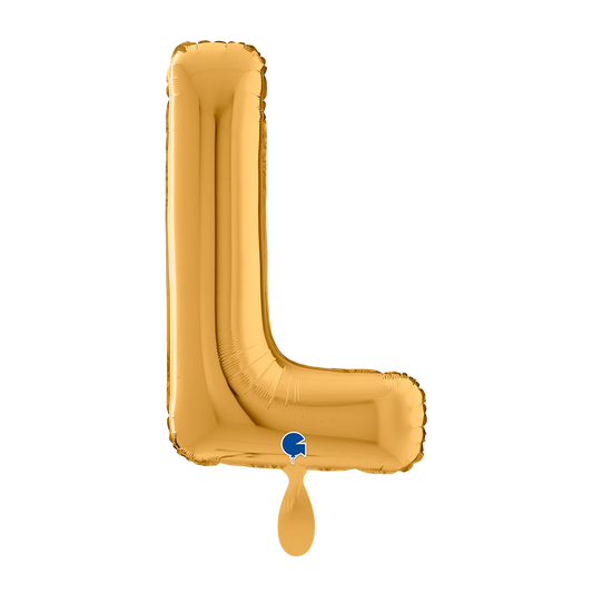 1 Balloon XL - Letter L - Gold