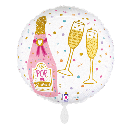 1 Balloon - Party Time Champagne
