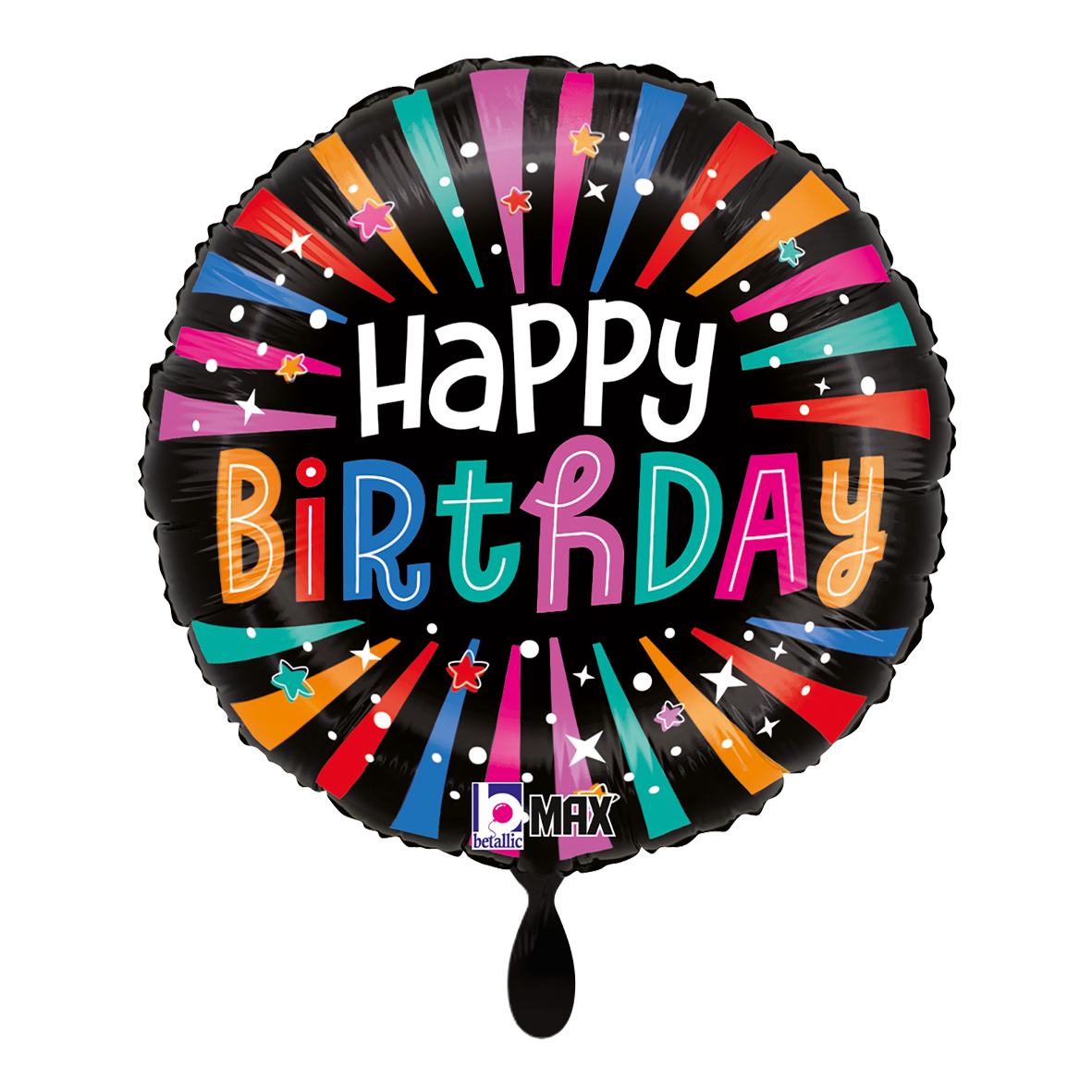 1 Balloon - Colorful Birthday Sparkle