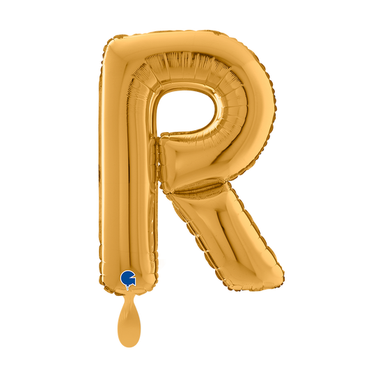 1 Balloon XL - Letter R - Gold