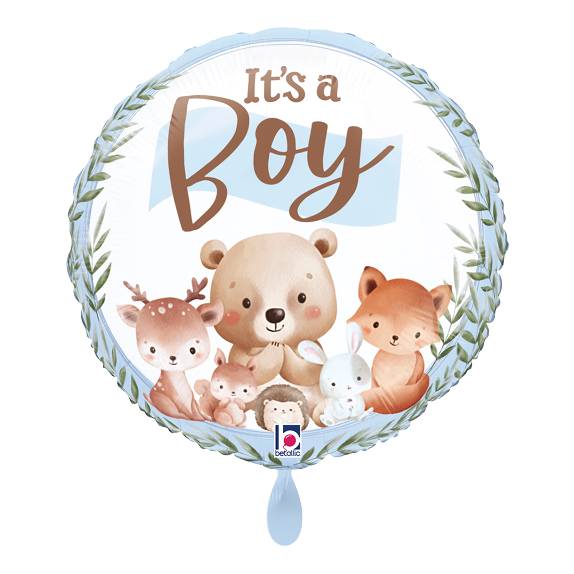 1 Balloon - Woodland It's A Boy