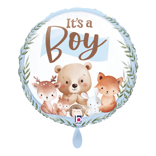 1 Balloon - Woodland It's A Boy