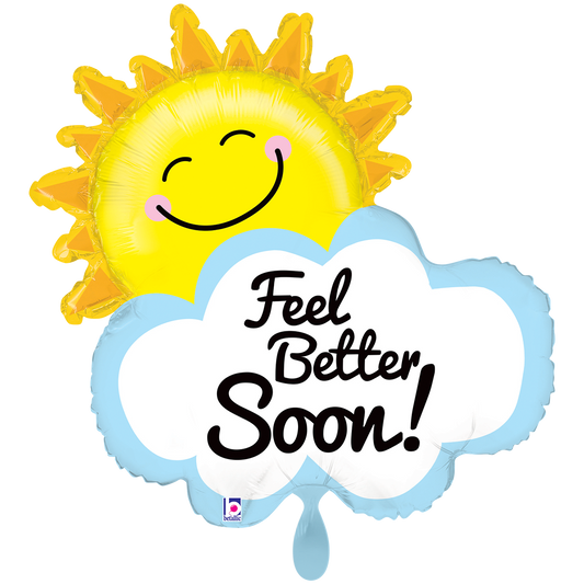 1 Balloon XXL - Feel Better Soon Sunshine