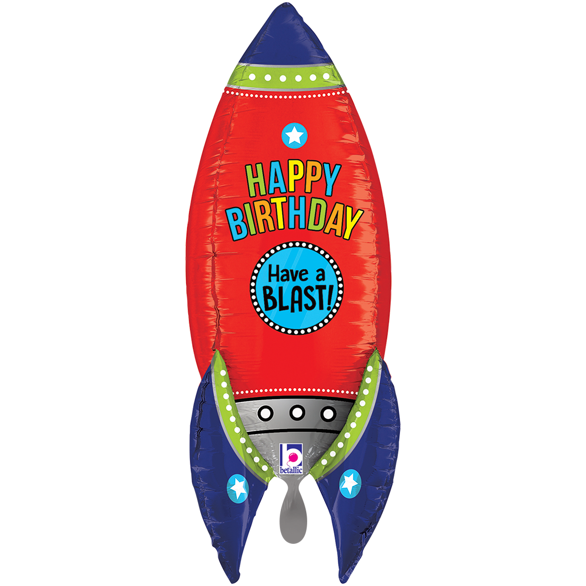 1 Balloon XXL - Dimensionals Blasting Birthday Rocket