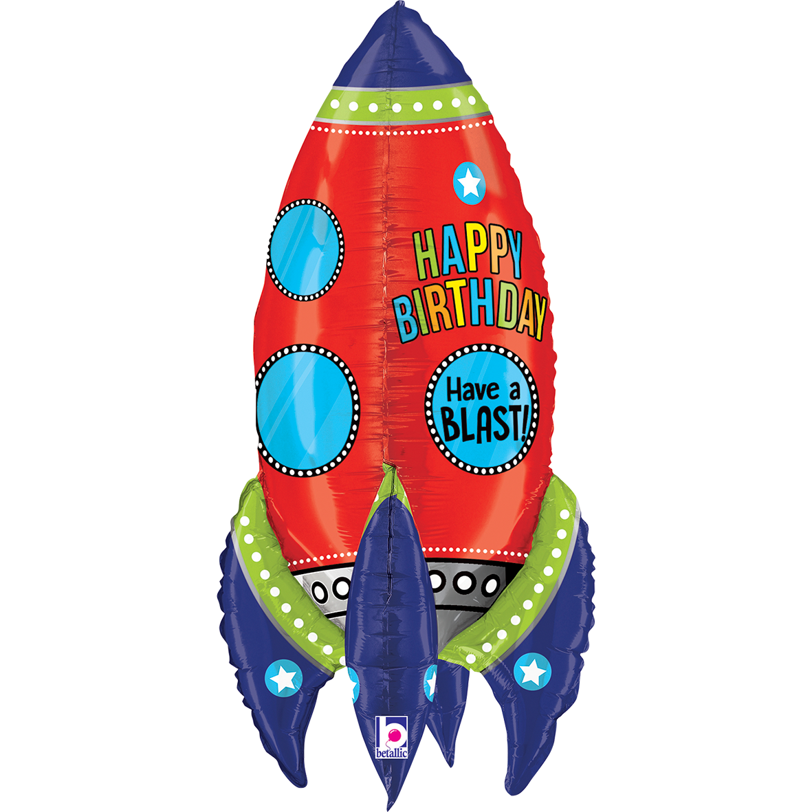 1 Balloon XXL - Dimensionals Blasting Birthday Rocket