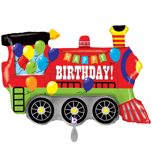 1 Balloon XXL - Birthday Party Train