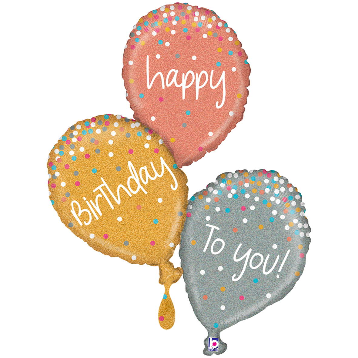 1 Balloon XXL - Rose Gold B-Day Balloon XXLs