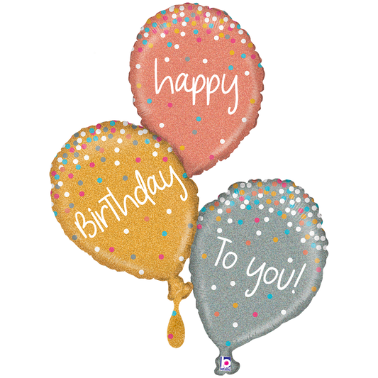 1 Balloon XXL - Rose Gold B-Day Balloon XXLs