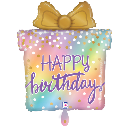1 Balloon XXL - Opal Birthday Present