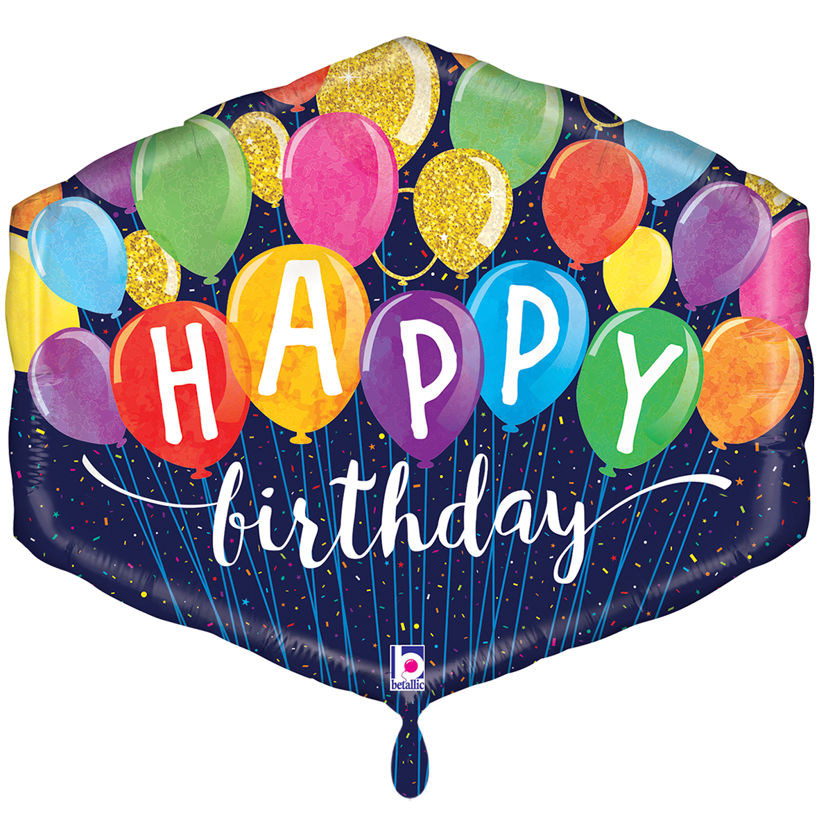 1 Balloon XXL - Festive Birthday Balloons