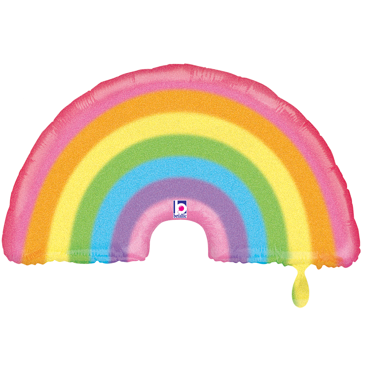 1 Balloon XXL - Glitter Pastel Rainbow