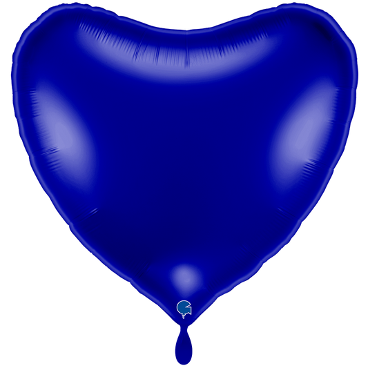1 Balloon XXL - Heart - Blue Capri