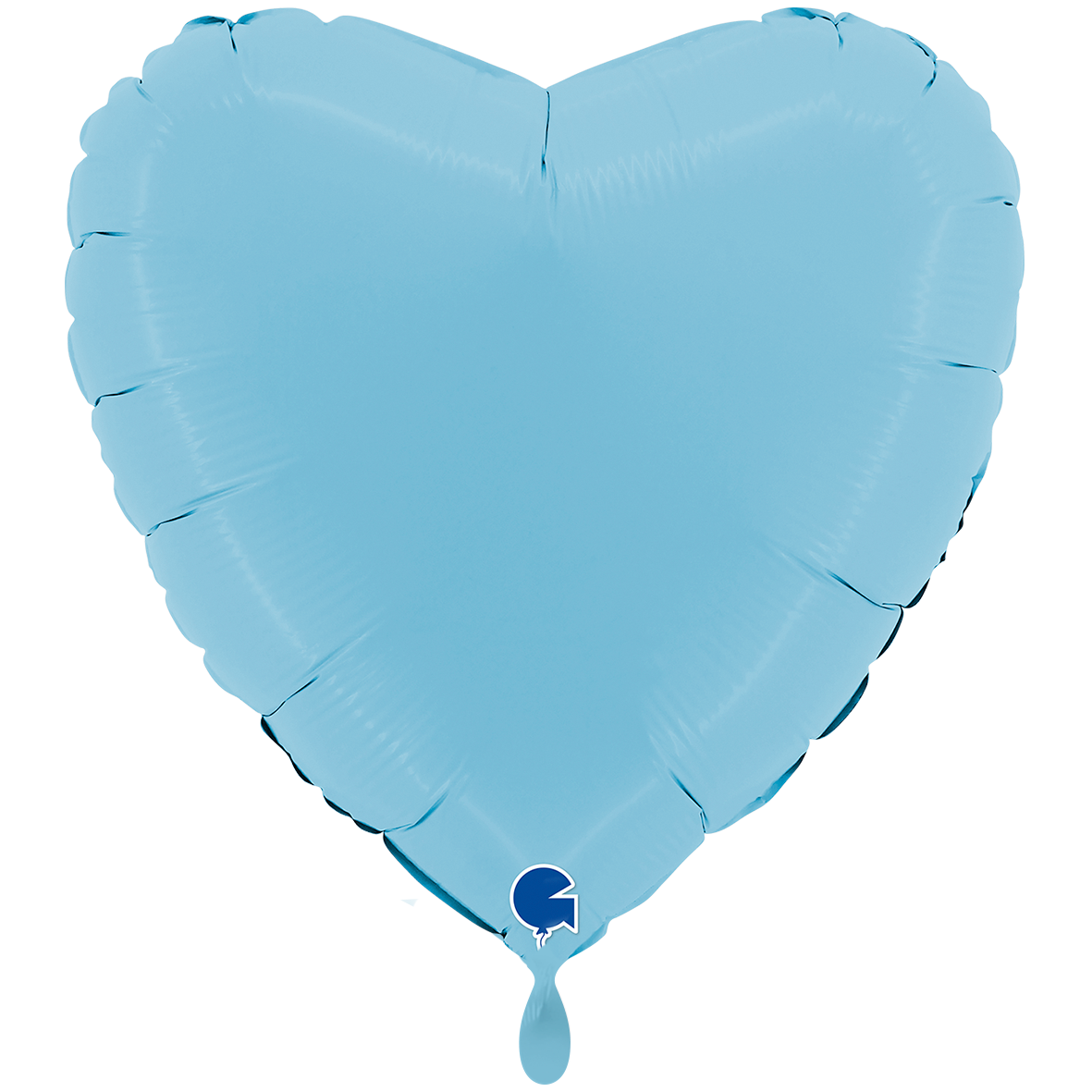 1 Balloon XXL - Heart - Matte Blue
