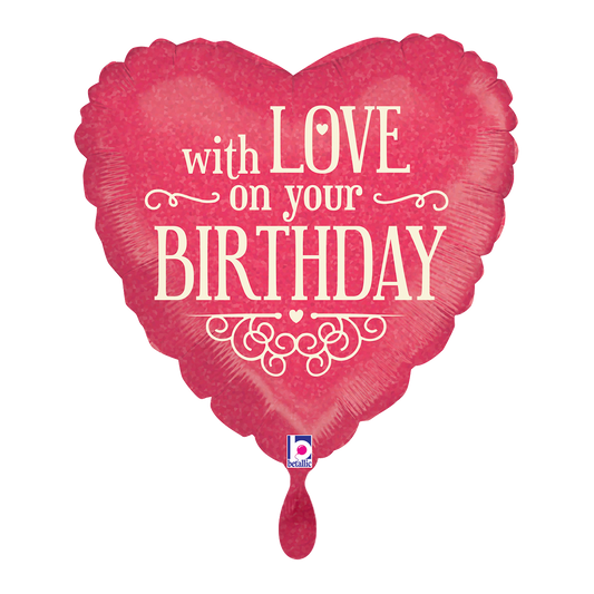 1 Balloon - With Love On Your Birthday