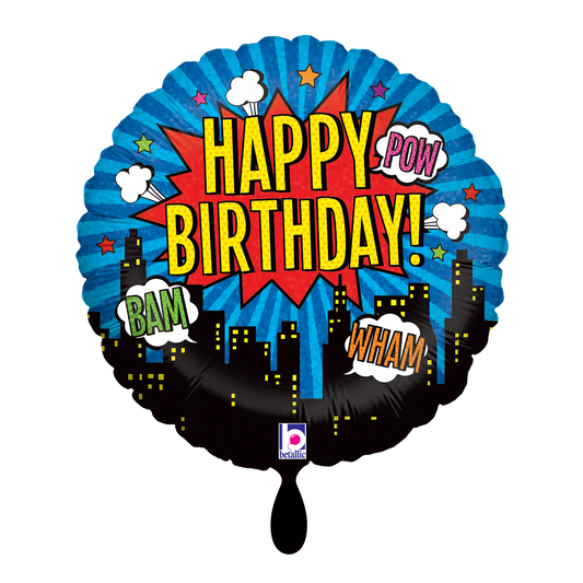 1 Balloon - Superhero Birthday