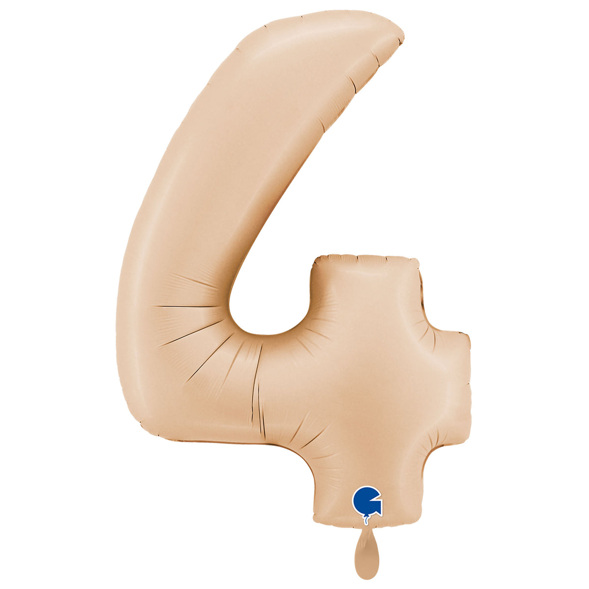 1 Balloon XXL - Number 4 - Satin Nude