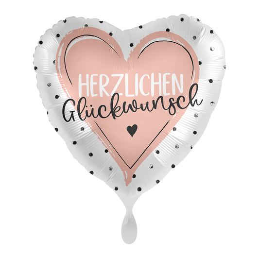 1 Balloon - Glossy - Herzlichen Glückwunsch - GER