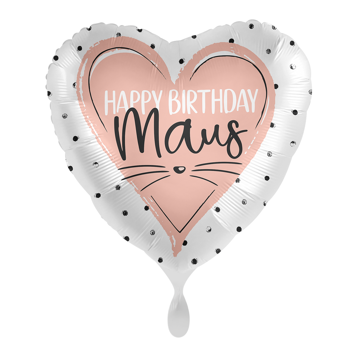 1 Balloon - Glossy - Happy Birthday Maus - GER