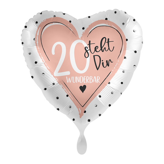 1 Balloon - Glossy - 20 steht Dir Wunderbar - GER