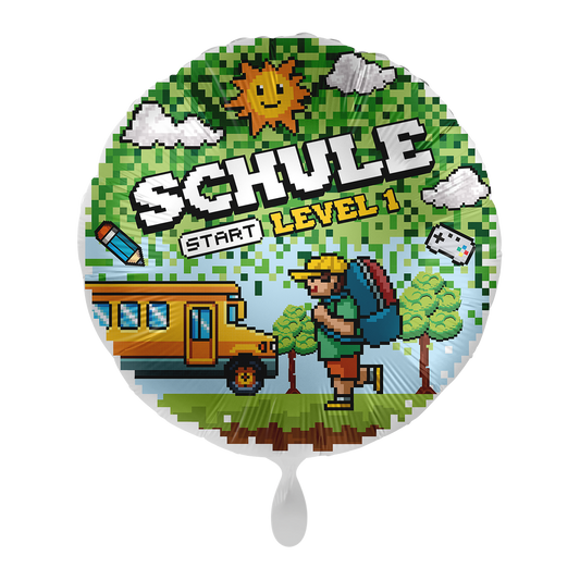 1 Balloon - School - Schule Game Level 1 - GER