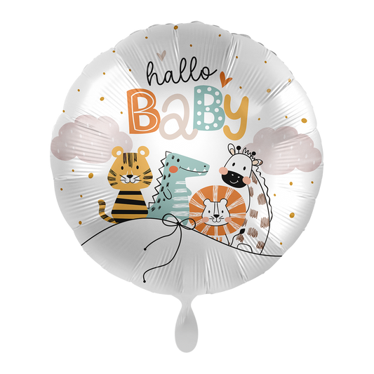 1 Balloon - Baby Neutral - Tierfreunde - GER
