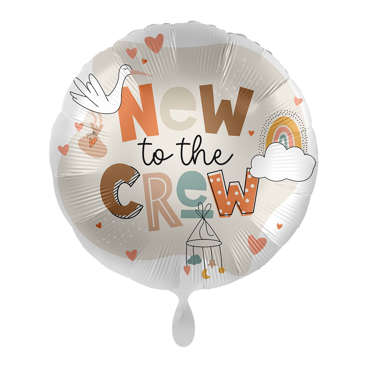 1 Balloon - Baby Neutral - New to the Crew - ENG
