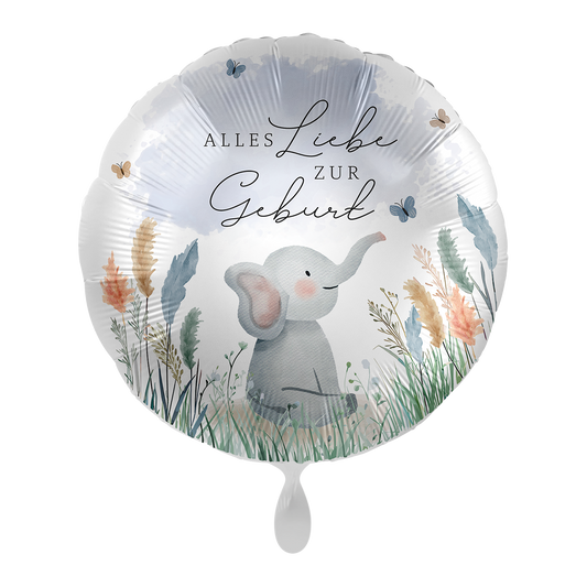 1 Balloon - Baby Boy - Liebe zur Geburt - GER