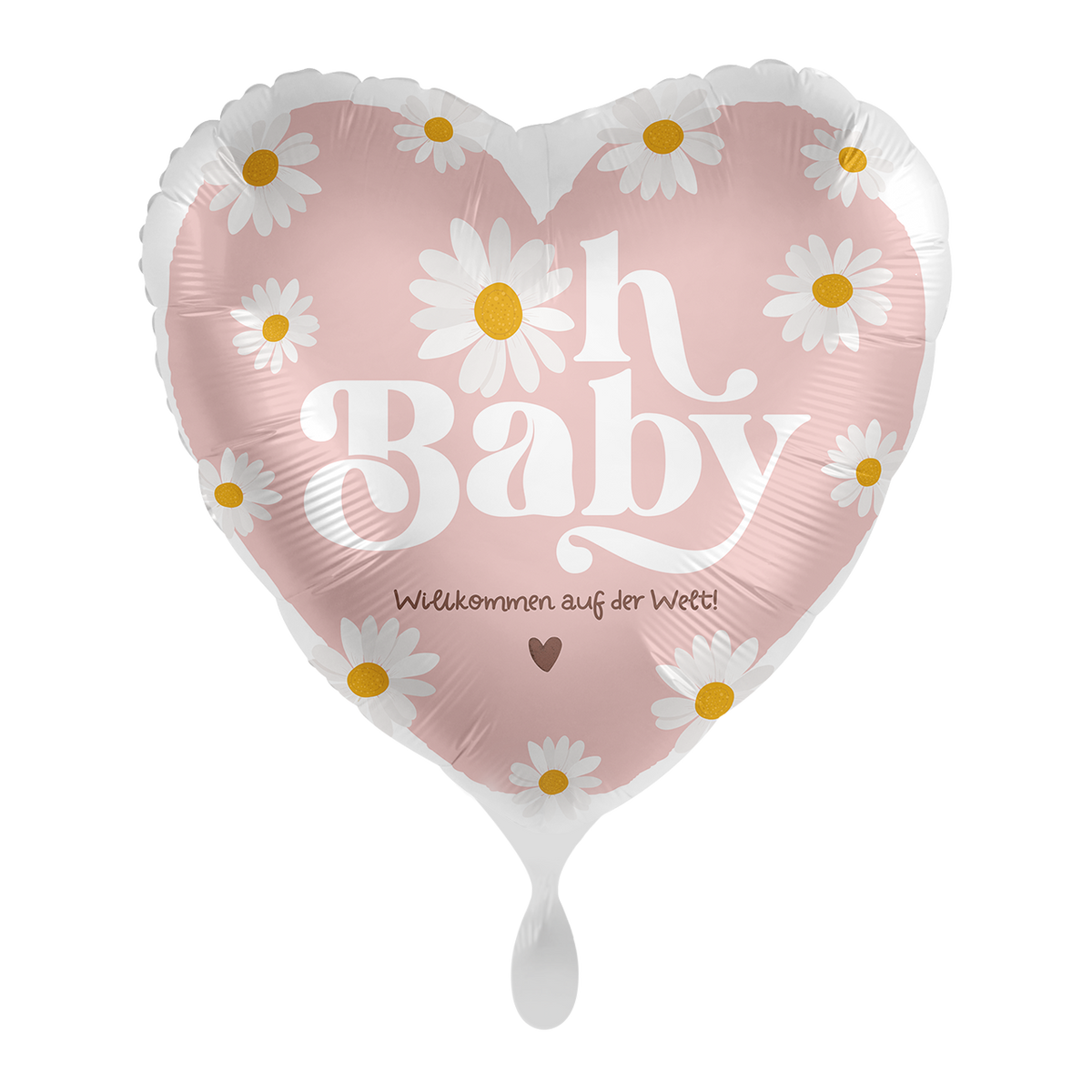 1 Balloon - Baby Girl - Oh Baby Flower - GER
