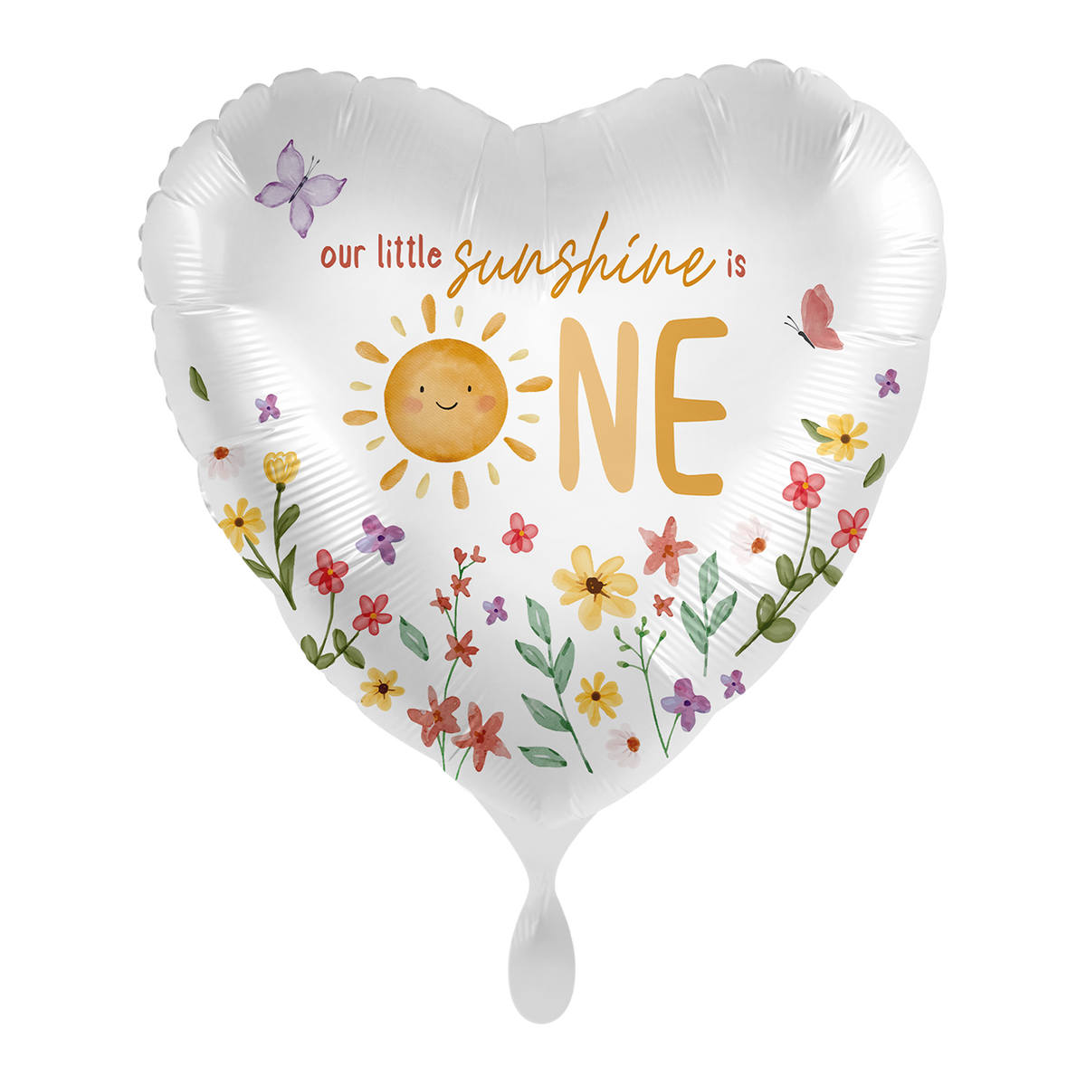 1 Balloon - Kindergeburtstag Neutral - Little Sunshine - ENG